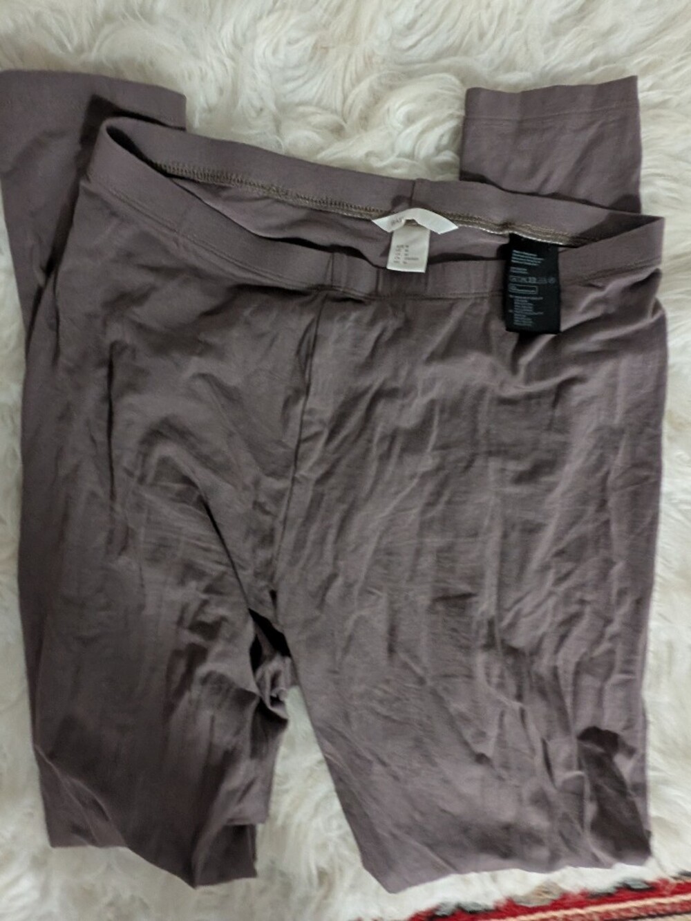 Stretch Lounge Pants in Mauve Gray
